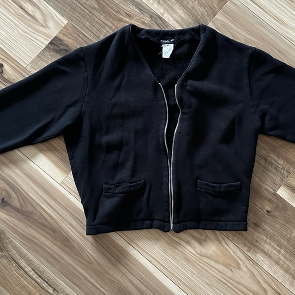 Vintage Agnes B Drop Sleeve sweatshirt Cardigan - Picture 2 of 6